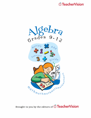 Algebra Printable Book (9-12)