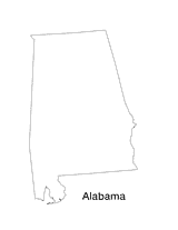 Alabama State Map