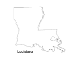 Louisiana State Map