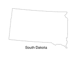 South Dakota State Map