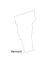 Vermont State Map