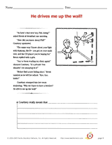 He Drives Me Up the Wall! Idiom