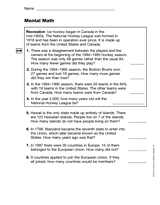 Subtraction: Mental Math (Gr. 3)