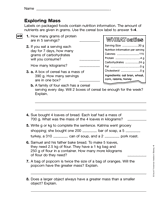 Exploring Mass (Gr. 4)