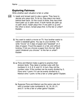 Exploring Fairness (Gr. 4)