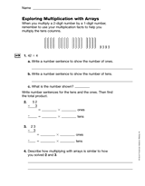 Exploring Multiplication with Arrays (Gr. 4)