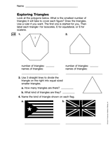 Exploring Triangles (Gr. 4)