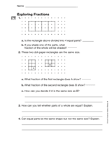 Exploring Fractions (Gr. 4)
