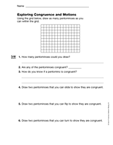 Exploring Congruence and Motions (Gr. 5)