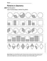Geometry and Fractions: Patterns in Geometry (Gr. 1)