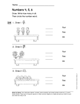 Numbers 4, 5, 6 (Gr. 1)