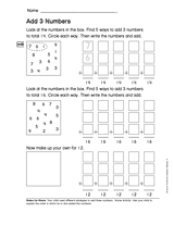 Add 3 Numbers (Gr. 1)