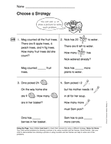 Choose a Strategy (Gr. 1)