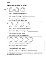 Explore Fractions of a Set (Gr. 1)