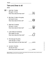10's and 1's to 60 (Gr. 1)