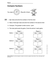 Compare Numbers (Gr. 1)