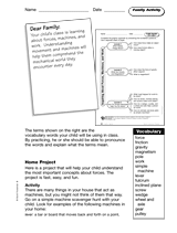 Forces, Machines, and Work: Family Activity