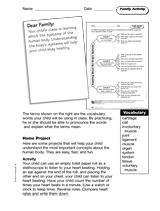The Body's Systems: Family Activity
