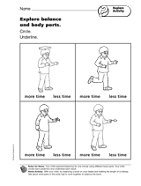 Explore Activity: Explore Balance and Body Parts