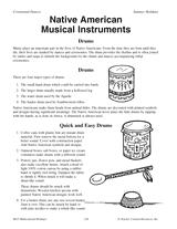 Native American Musical Instruments