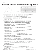 Famous African-Americans: Using a Grid
