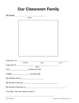 Our Classroom Family