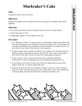 Muckraker's Cake