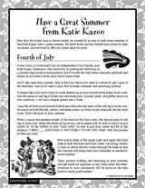Have a Great Summer from Katie Kazoo