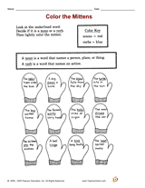 Color the Mittens