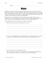 Water for Survival