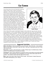 La Causa: Cesar Chavez