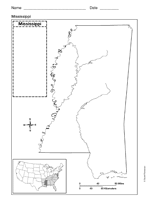 Map of Mississippi