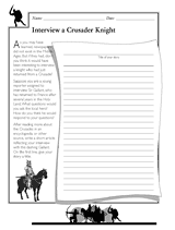 Interview a Crusader Knight