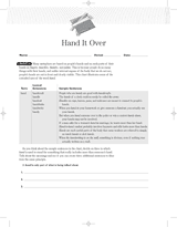 Hand It Over Vocabulary Lesson