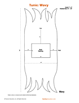 Wavy Tunic Costume Pattern