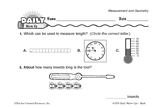 Math Warm-Up 123 for Gr. 1 & 2: Measurement & Geometry