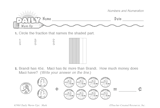 Math Warm-Up 47 for Gr. 1 & 2: Numbers and Numeration