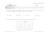 Math Warm-Up 37 for Gr. 3 & 4: Numbers and Numeration