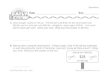 Math Warm-Up 69 for Gr. 5 & 6: Operations