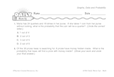 Math Warm-Up 193 for Gr. 5 & 6: Graphs, Data & Probability