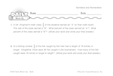 Math Warm-Up 27 for Gr. 5 & 6: Numbers and Numeration