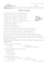 Reading Warm-Up 90 for Gr. 1 & 2: Fairy Tales and Folklore