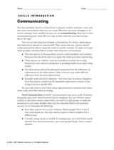 Communicating