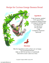 Curious George Banana Bread Recipe