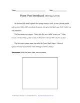 Penny Post Drawing Activity