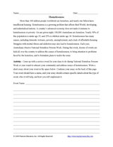 Homelessness in Australia