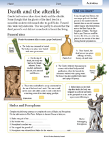 Death and the Afterlife in Ancient Greece