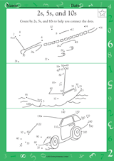 2s, 5s, and 10s Dot-to-Dot