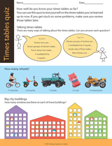 Times Table Quiz I