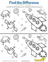 Space Mission Find the Difference